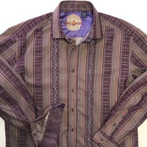 Robert Graham xxl multicolored ls shirt